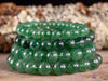 Dark Green AVENTURINE Crystal Bracelet - Round Beads - Beaded Bracelet, Handmade Jewelry, Healing Crystal Bracelet, E1673-Throwin Stones