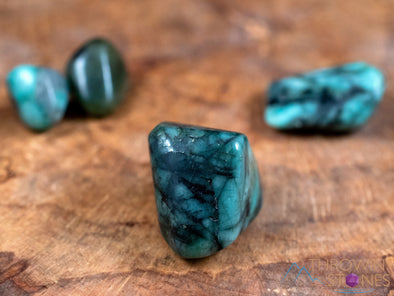 EMERALD Tumbled Stones - Polished Green Birthstone Crystals, Self Care, Jewelry Making, E0318-Throwin Stones