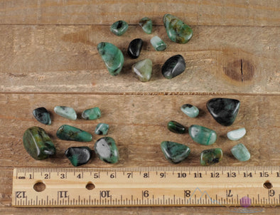 EMERALD Tumbled Stones - Polished Green Birthstone Crystals, Self Care, Jewelry Making, E0318-Throwin Stones