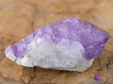 Elestial AMETHYST Raw Crystal - Birthstone, Unique Gift, Home Decor, Boho Decor, 41204-Throwin Stones