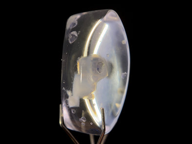FLUORITE in Clear QUARTZ, Crystal Cabochon - Rare, Gemstones, Jewelry Making, Crystals, 47445-Throwin Stones
