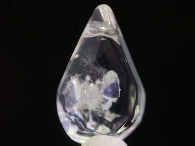 FLUORITE in Clear QUARTZ, Crystal Cabochon - Rare, Gemstones, Jewelry Making, Crystals, 47485-Throwin Stones