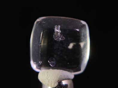 FLUORITE in Clear QUARTZ, Crystal Cabochon - Rare, Gemstones, Jewelry Making, Crystals, 47490-Throwin Stones