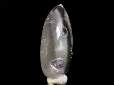 FLUORITE in Clear QUARTZ, Crystal Cabochon - Rare, Gemstones, Jewelry Making, Crystals, 47492-Throwin Stones