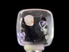 FLUORITE in Clear QUARTZ, Crystal Cabochon - Rare, Gemstones, Jewelry Making, Crystals, 47493-Throwin Stones
