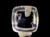 FLUORITE in Clear QUARTZ, Crystal Cabochon - Rare, Gemstones, Jewelry Making, Crystals, 47493-Throwin Stones