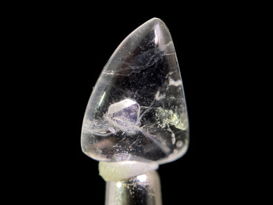 FLUORITE in Clear QUARTZ, Crystal Cabochon - Rare, Gemstones, Jewelry Making, Crystals, 47501-Throwin Stones