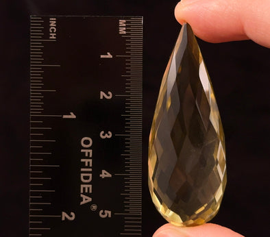 Faceted CITRINE Crystal - Crystal Carving, Birthstones, Gemstones, Unique Gift, Healing Crystals and Stones, 53650-Throwin Stones