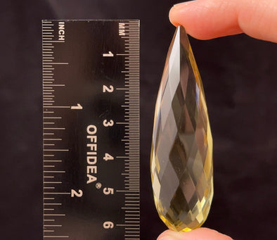 Faceted CITRINE Crystal - Crystal Carving, Birthstones, Gemstones, Unique Gift, Healing Crystals and Stones, 53653-Throwin Stones