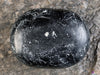 Feldspar BLACK TOURMALINE Crystal Palm Stone - Worry Stone, Self Care, EMF Protection, Empath Protection, E2145-Throwin Stones