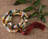 GEMSTONES Crystal Necklace, Mala - Handmade Jewelry, Beaded Necklace, Healing Crystals and Stones, E0669-Throwin Stones