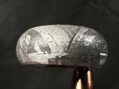 GIBEON Meteorite Ring - Size 4.25 - Meteorite Wedding Ring, Meteorite Band, Space Astronomy Jewelry, B 51274-Throwin Stones