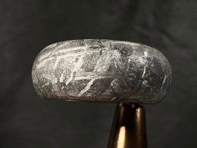 GIBEON Meteorite Ring - Size 4.25 - Meteorite Wedding Ring, Meteorite Band, Space Astronomy Jewelry, B 51290-Throwin Stones