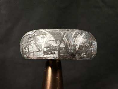 GIBEON Meteorite Ring - Size 5.25 - Meteorite Wedding Ring, Meteorite Band, Space Astronomy Jewelry, B 51262-Throwin Stones