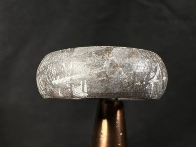 GIBEON Meteorite Ring - Size 5.25 - Meteorite Wedding Ring, Meteorite Band, Space Astronomy Jewelry, B 51265-Throwin Stones