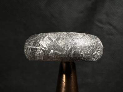 GIBEON Meteorite Ring - Size 5.5 - Meteorite Wedding Ring, Meteorite Band, Space Astronomy Jewelry, B 51260-Throwin Stones