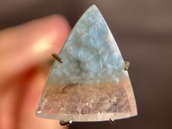 GILALITE Cabochon, Medusa Paraiba Quartz - Bicolor, Triangle - Gemstones, Jewelry Making, 43967-Throwin Stones