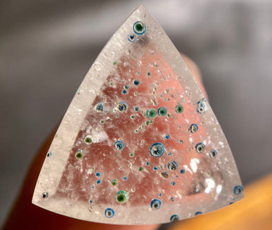 GILALITE Cabochon, Medusa Paraiba Quartz - Dots, Trillion - Gemstones, Jewelry Making, 43896-Throwin Stones