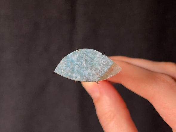 GILALITE Cabochon, Medusa Paraiba Quartz - Solid Blue, Marquise - Gemstones, Jewelry Making, 44040-Throwin Stones