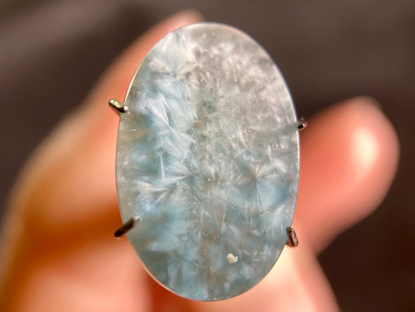 GILALITE Cabochon, Medusa Paraiba Quartz - Solid Blue, Oval - Gemstones, Jewelry Making, 43977-Throwin Stones