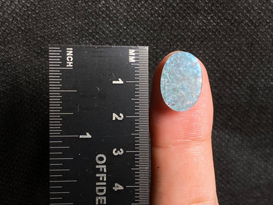 GILALITE Cabochon, Medusa Paraiba Quartz - Solid Blue, Oval - Gemstones, Jewelry Making, 44042-Throwin Stones