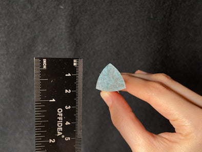 GILALITE Cabochon, Medusa Paraiba Quartz - Solid Blue, Triangle - Gemstones, Jewelry Making, 44039-Throwin Stones
