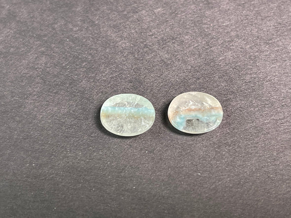 GILALITE Cabochons, Medusa Paraiba Quartz - Striped, Oval - Gemstones, Jewelry Making, 43793-Throwin Stones