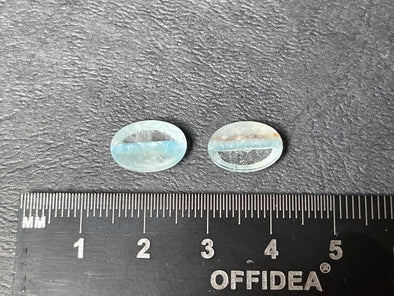 GILALITE Cabochons, Medusa Paraiba Quartz - Striped, Oval - Gemstones, Jewelry Making, 43802-Throwin Stones