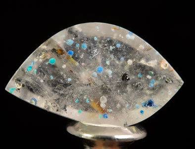 GILALITE Crystal Cabochon, Medusa Paraiba Quartz Crystal - Dots, Marquise - Gemstones, Jewelry Making, 50867-Throwin Stones
