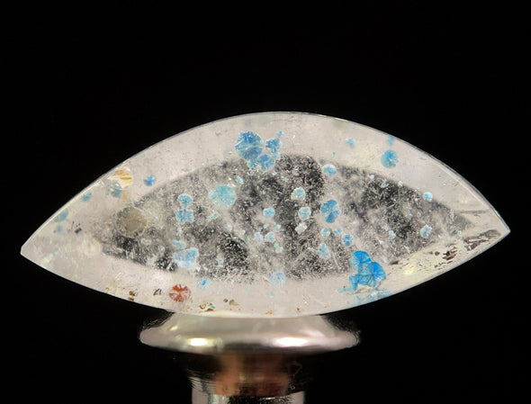 GILALITE Crystal Cabochon, Medusa Paraiba Quartz Crystal - Dots, Marquise - Gemstones, Jewelry Making, 50869-Throwin Stones