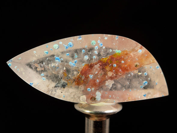 GILALITE Crystal Cabochon, Medusa Paraiba Quartz Crystal - Dots, Marquise - Gemstones, Jewelry Making, 50872-Throwin Stones