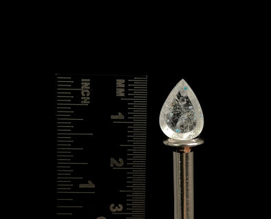 GILALITE Crystal Cabochon, Medusa Paraiba Quartz Crystal - Dots, Teardrop - Gemstones, Jewelry Making, 50848-Throwin Stones