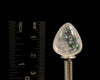 GILALITE Crystal Cabochon, Medusa Paraiba Quartz Crystal - Dots, Teardrop - Gemstones, Jewelry Making, 50852-Throwin Stones