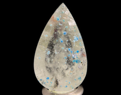 GILALITE Crystal Cabochon, Medusa Paraiba Quartz Crystal - Dots, Teardrop - Gemstones, Jewelry Making, 50873-Throwin Stones