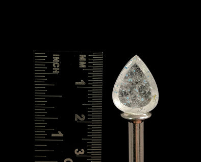 GILALITE Crystal Cabochon, Medusa Paraiba Quartz Crystal - Dots, Teardrop - Gemstones, Jewelry Making, 50874-Throwin Stones
