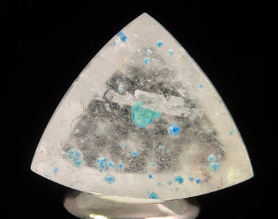 GILALITE Crystal Cabochon, Medusa Paraiba Quartz Crystal - Dots, Triangle - Gemstones, Jewelry Making, 50865-Throwin Stones