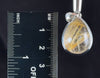 GOLDEN RUTILATED QUARTZ Crystal Pendant - Sterling Silver, Cabochon - Fine Jewelry, Healing Crystals and Stones, Gift for Him, 54408-Throwin Stones