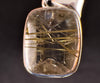 GOLDEN RUTILATED QUARTZ Crystal Pendant - Sterling Silver, Cabochon - Fine Jewelry, Healing Crystals and Stones, Gift for Him, 54419-Throwin Stones