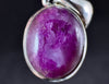 Gel Pink SUGILITE Crystal Pendant - Sterling Silver, Oval Cabochon - Fine Jewelry, Healing Crystals and Stones, 54561-Throwin Stones