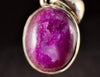 Gel Pink SUGILITE Crystal Pendant - Sterling Silver, Oval Cabochon - Fine Jewelry, Healing Crystals and Stones, 54561-Throwin Stones