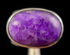 Gel SUGILITE Crystal Ring - Size 8, Sterling Silver, Oval - Crystal Ring, Cocktail Ring, Boho Jewelry, 51428-Throwin Stones