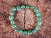 Green AVENTURINE Crystal Bracelet - Tumbled Beads - Beaded Bracelet, Handmade Jewelry, Healing Crystal Bracelet, E2021-Throwin Stones