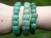 Green AVENTURINE Crystal Bracelet - Tumbled Beads - Beaded Bracelet, Handmade Jewelry, Healing Crystal Bracelet, E2021-Throwin Stones