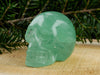 Green FLUORITE Crystal Skull - Gothic Home Decor, Memento Mori, Halloween Decor, Pastel Goth, E1311-Throwin Stones