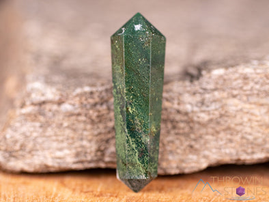 HELIOTROPE BLOODSTONE Crystal Points - Mini - Jewelry Making, Healing Crystals and Stones, E2012-Throwin Stones