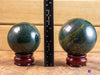 HELIOTROPE BLOODSTONE Crystal Sphere - Extra Large - Crystal Ball, Housewarming Gift, Home Decor, E0957-Throwin Stones