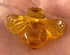 Honey AMBER Bee Pendant - Crystal Carving, Crystal Pendant, Handmade Jewelry, Healing Crystals and Stones, 54360-Throwin Stones