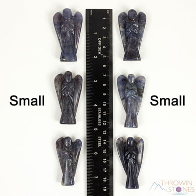 IOLITE Crystal Angel - Guardian Angel Figurines, Home Decor, Healing Crystals and Stones, E2191-Throwin Stones