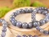 IOLITE Crystal Bracelet - Round Beads - Beaded Bracelet, Handmade Jewelry, Healing Crystal Bracelet, E1621-Throwin Stones