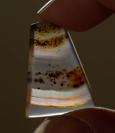 IRIS AGATE Crystal Cabochon - Gemstones, Jewelry Making, Crystals, Stones, 37868-Throwin Stones